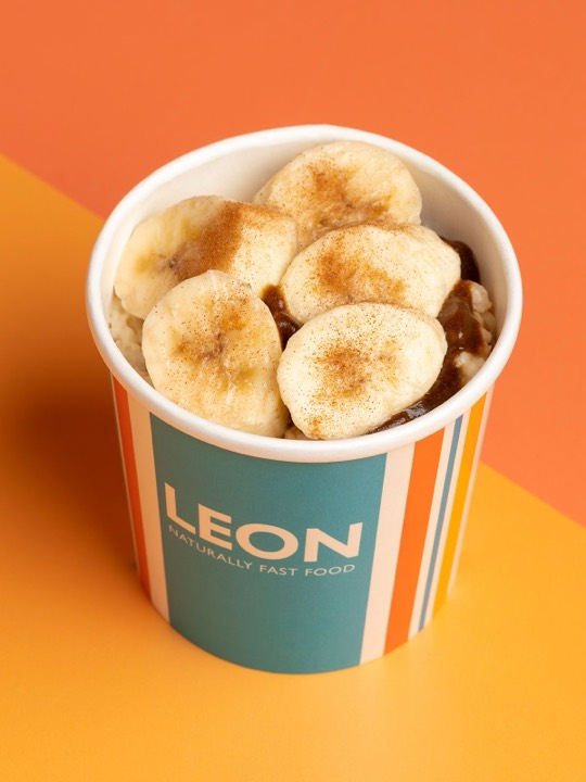 Banana and Cinnamon Porridge from the LEON menu