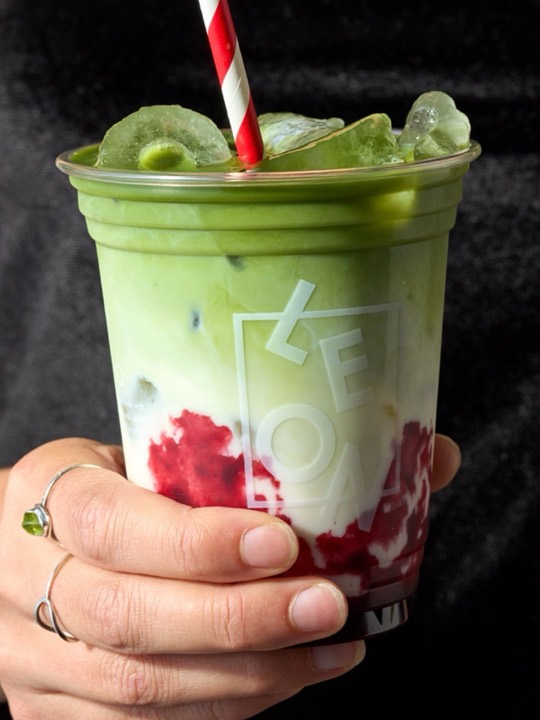 Black Velvet Iced Matcha Latte from the LEON menu