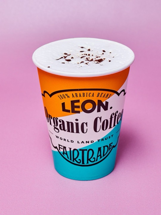 Cappuccino from the LEON menu
