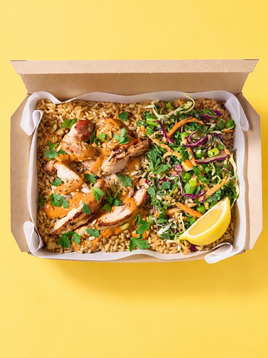 Chantal's Romesco Chicken from the LEON menu