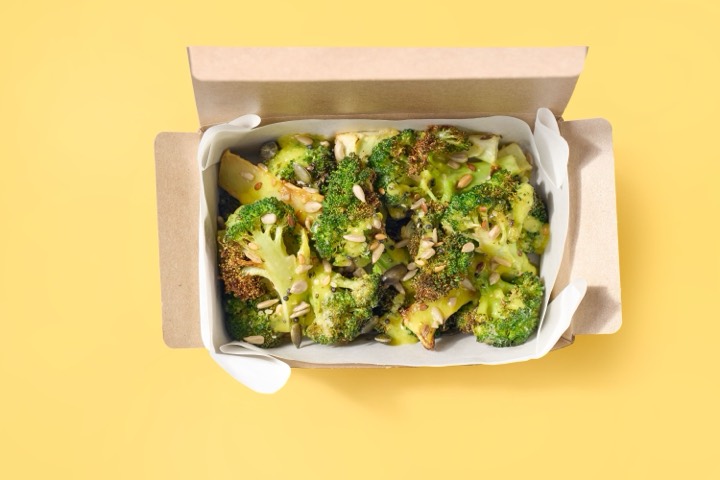 Charred Broccoli with Preserved Lemon from the LEON menu