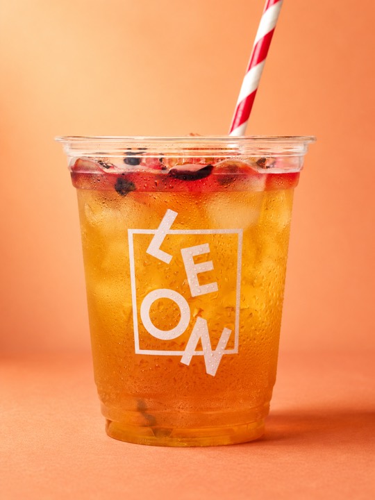 Crisp Peach Cooler from the LEON menu
