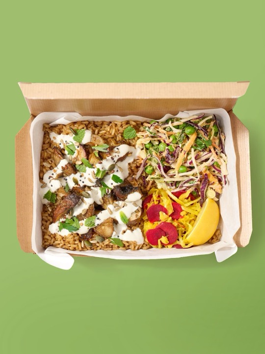 Mushroom Magic Aioli Big Box from the LEON menu