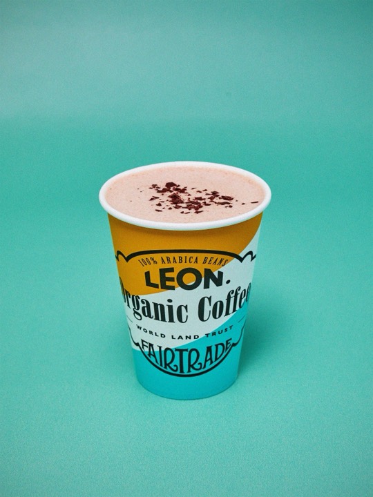 Oat Milk Hot Chocolate from the LEON menu