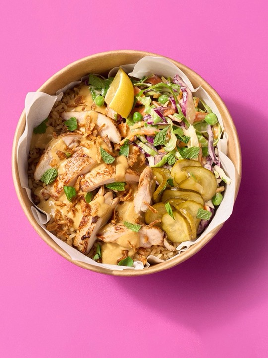 Peanut Satay Chicken (Bowl'd) from the LEON menu