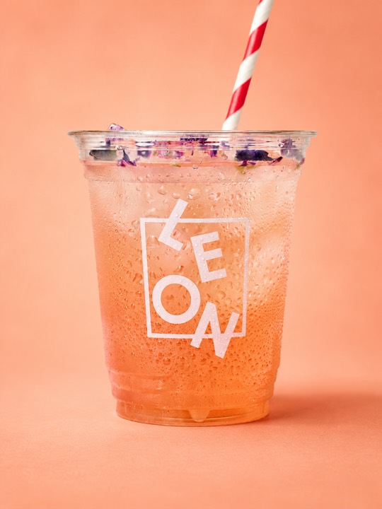 Raspberry & Pomegranate Cooler from the LEON menu