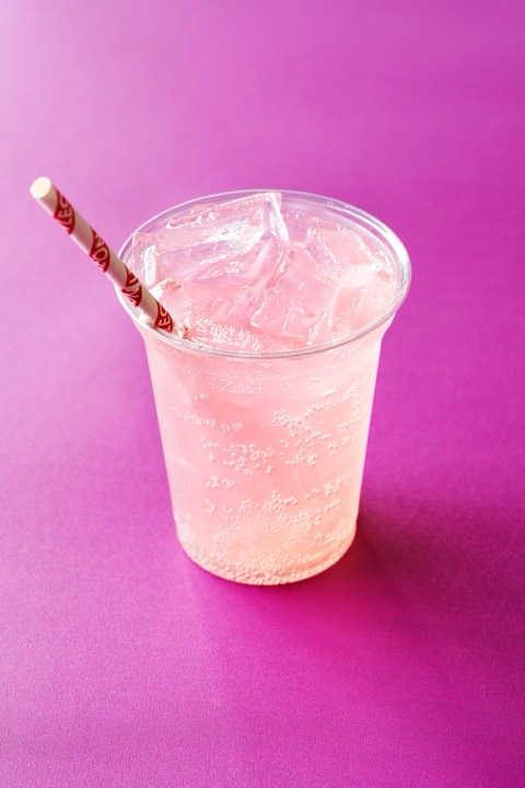 Razza Raspberry Lemonade Soda from the LEON menu