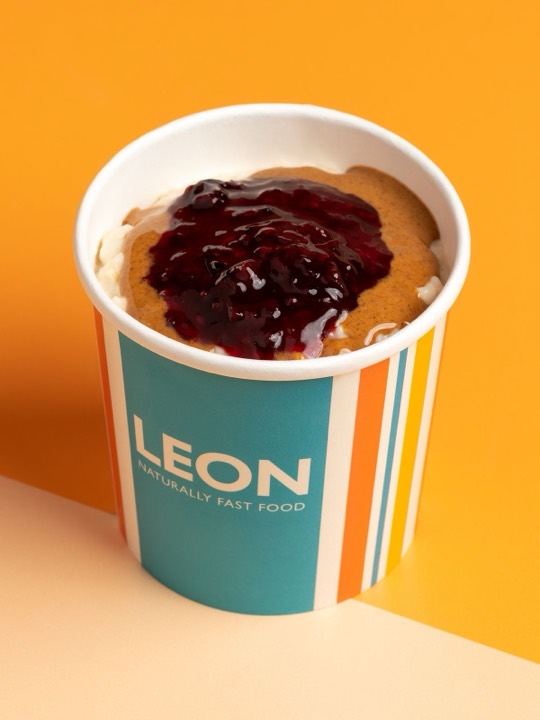 Ruby Red Porridge from the LEON menu