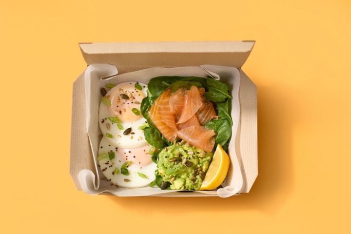 Salmon Smörgås-Box from the LEON menu