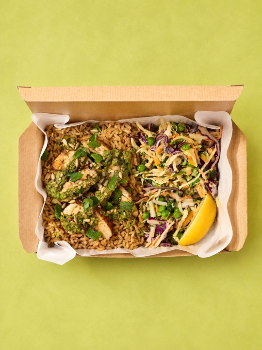 Salsa Verde Big Box from the LEON menu