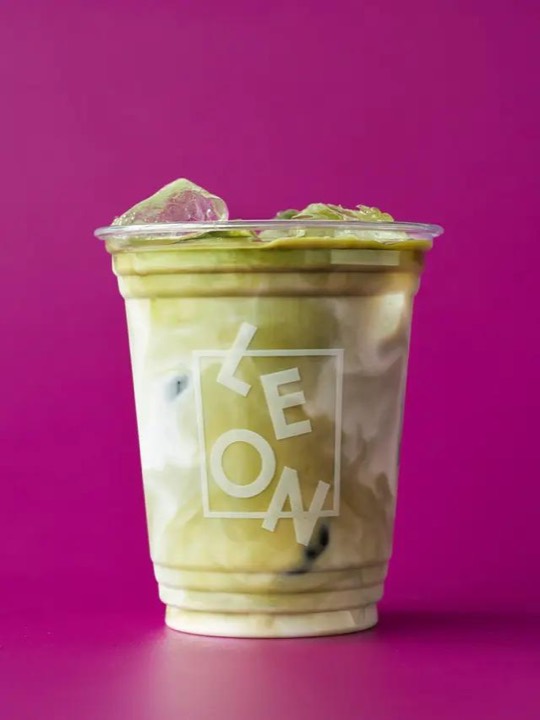 Unsweetened Iced Matcha Latte from the LEON menu