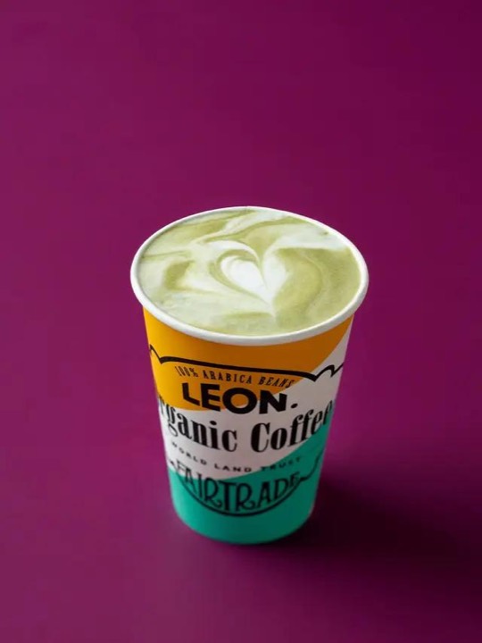 Unsweetened Matcha Latte from the LEON menu