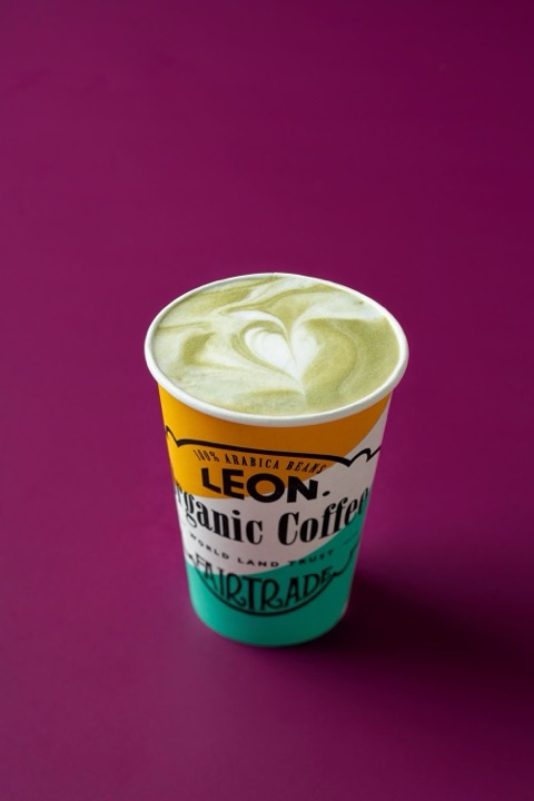 Vanilla Matcha Latte from the LEON menu