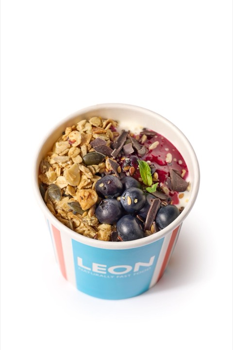 Very Berry Granola​ from the LEON menu